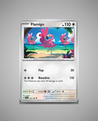 Collector’s Guide: Flamigo (Scarlet Violet #165)