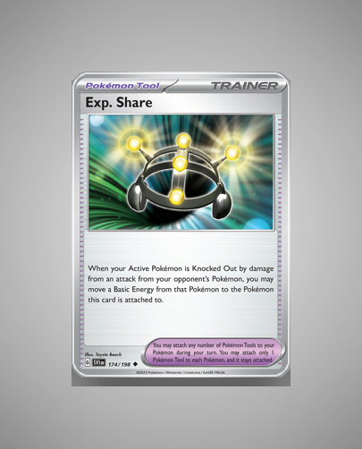 Collector’s Guide: Exp. Share (Scarlet Violet #174)