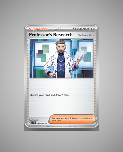 Collector’s Guide: Professor’s Research (Professor Turo) (Scarlet Violet #190)