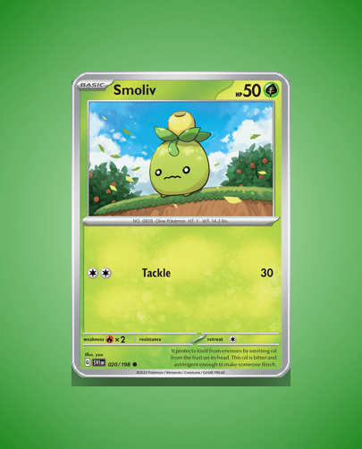 Collector’s Guide: Smoliv (Scarlet Violet #20)