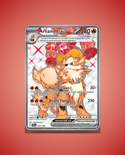 Collector’s Guide: Arcanine ex (Scarlet Violet #224)