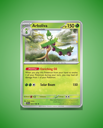 Collector’s Guide: Arboliva (Scarlet Violet #23)