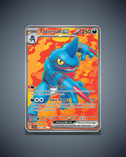 Collector’s Guide: Toxicroak ex (Scarlet Violet #232)