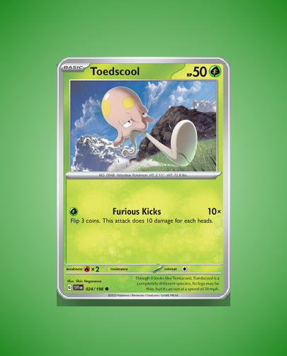 Collector’s Guide: Toedscool (Scarlet Violet #24)