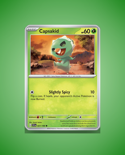 Collector’s Guide: Capsakid (Scarlet Violet #27)