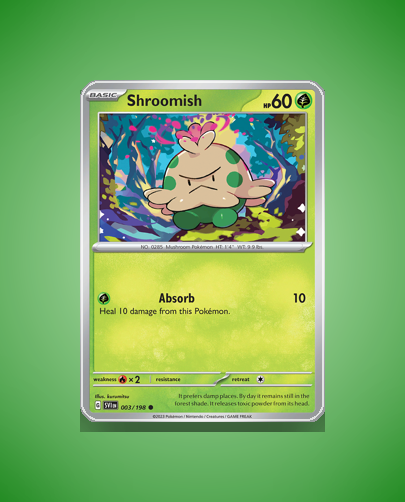 Collector’s Guide: Shroomish (Scarlet Violet #3)