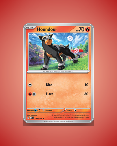 Collector’s Guide: Houndour (Scarlet Violet #33)