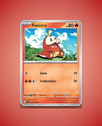 Collector’s Guide: Fuecoco (Scarlet Violet #36)