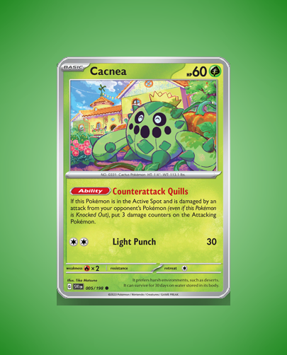 Collector’s Guide: Cacnea (Scarlet Violet #5)