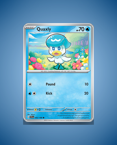 Collector’s Guide: Quaxly (Scarlet Violet #52)