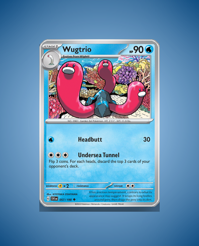 Collector’s Guide: Wugtrio (Scarlet Violet #57)