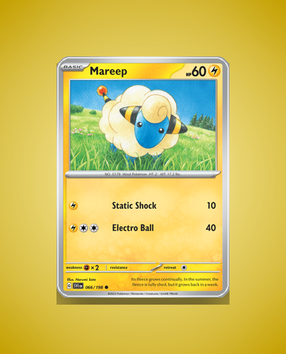 Collector’s Guide: Mareep (Scarlet Violet #66)