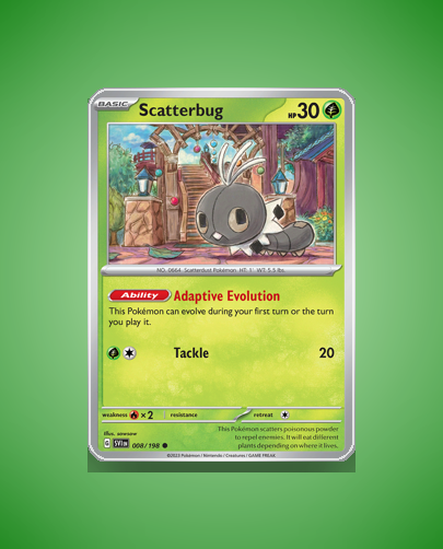 Collector’s Guide: Scatterbug (Scarlet Violet #8)