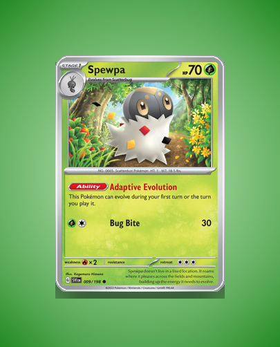 Collector’s Guide: Spewpa (Scarlet Violet #9)