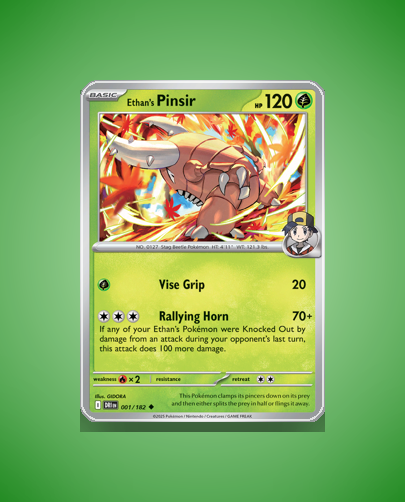 Collector’s Guide: Ethan’s Pinsir (Destined Rivals #1)