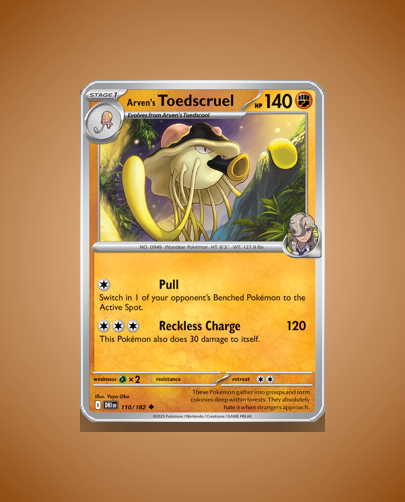 Collector’s Guide: Arven’s Toedscruel (Destined Rivals #110)