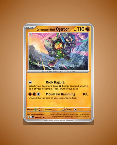 Collector’s Guide: Cornerstone Mask Ogerpon (Destined Rivals #111)