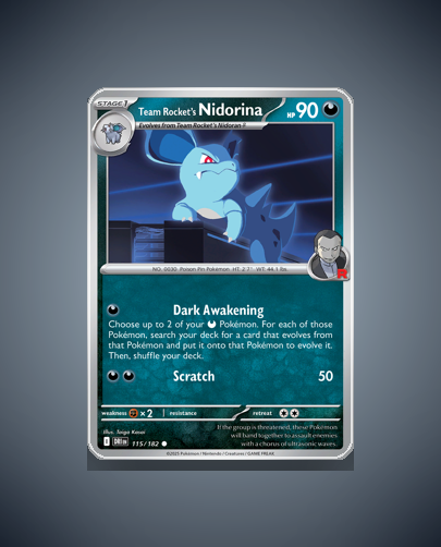 Collector’s Guide: Team Rocket’s Nidorina (Destined Rivals #115)