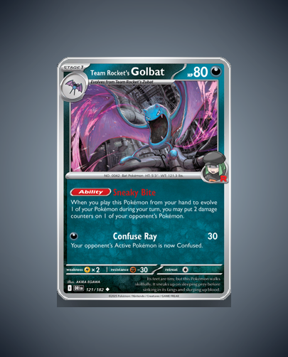 Collector’s Guide: Team Rocket’s Golbat (Destined Rivals #121)