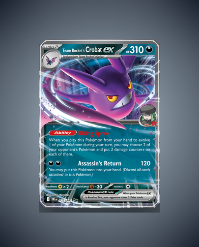 Collector’s Guide: Team Rocket’s Crobat ex (Destined Rivals #122)