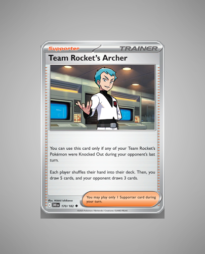 Collector’s Guide: Team Rocket’s Archer (Destined Rivals #170)