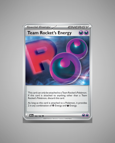 Collector’s Guide: Team Rocket’s Energy (Destined Rivals #182)