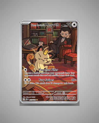 Collector’s Guide: Team Rocket’s Meowth (Destined Rivals #203)
