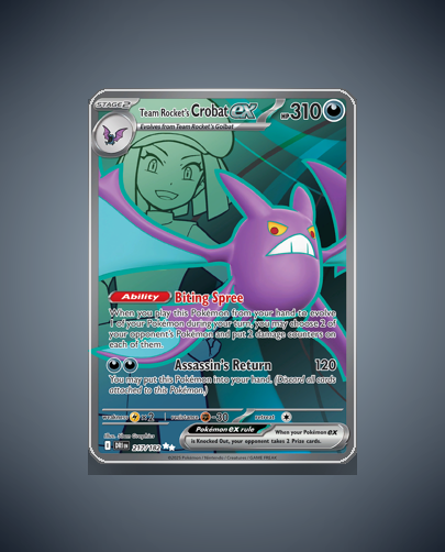 Collector’s Guide: Team Rocket’s Crobat ex (Destined Rivals #217)