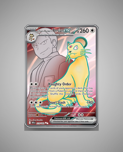 Collector’s Guide: Team Rocket’s Persian ex (Destined Rivals #219)