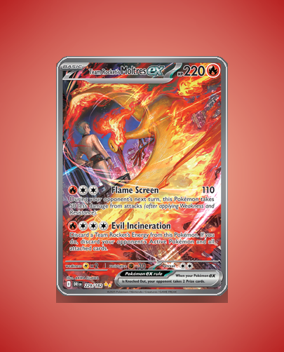 Collector’s Guide: Team Rocket’s Moltres ex (Destined Rivals #229)