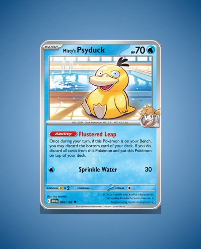 Collector’s Guide: Misty’s Psyduck (Destined Rivals #45)