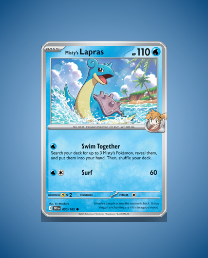 Collector’s Guide: Misty’s Lapras (Destined Rivals #50)
