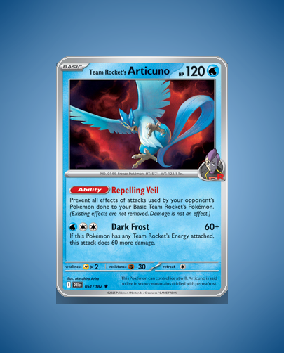 Collector’s Guide: Team Rocket’s Articuno (Destined Rivals #51)