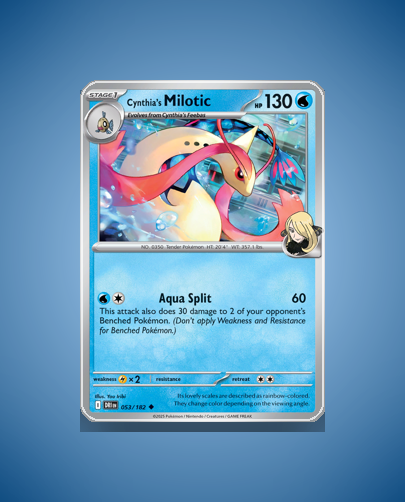Collector’s Guide: Cynthia’s Milotic (Destined Rivals #53)