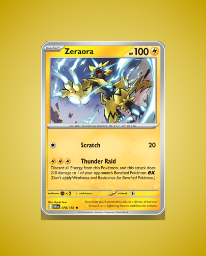 Collector’s Guide: Zeraora (Destined Rivals #78)