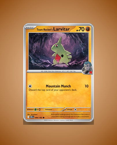 Collector’s Guide: Team Rocket’s Larvitar (Destined Rivals #94)
