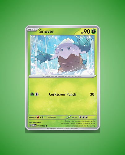 Collector’s Guide: Snover (Paldea Evolved #10)