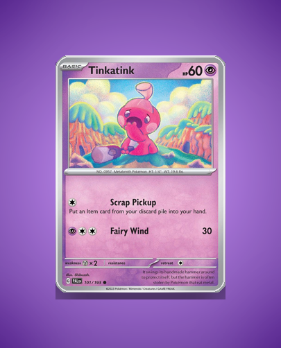 Collector’s Guide: Tinkatink (Paldea Evolved #101)