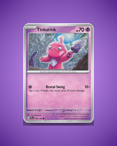 Collector’s Guide: Tinkatink (Paldea Evolved #102)
