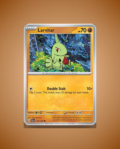 Collector’s Guide: Larvitar (Paldea Evolved #110)