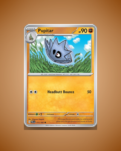 Collector’s Guide: Pupitar (Paldea Evolved #111)