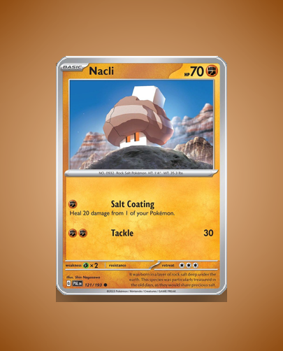 Collector’s Guide: Nacli (Paldea Evolved #121)