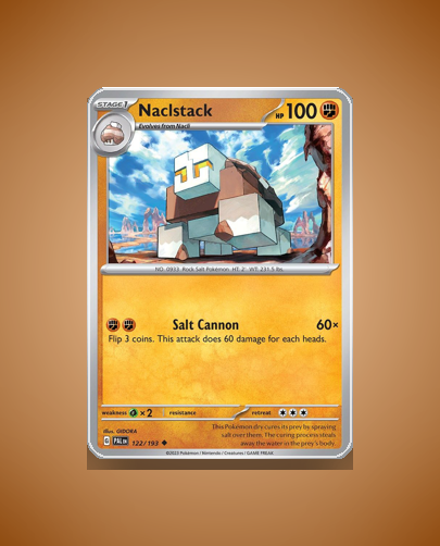 Collector’s Guide: Naclstack (Paldea Evolved #122)