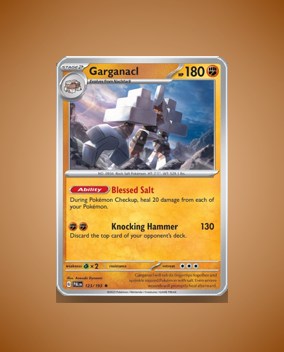 Collector’s Guide: Garganacl (Paldea Evolved #123)