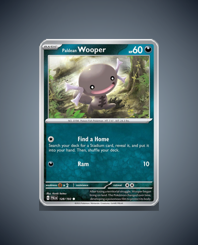 Collector’s Guide: Paldean Wooper (Paldea Evolved #128)