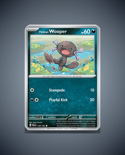 Collector’s Guide: Paldean Wooper (Paldea Evolved #129)