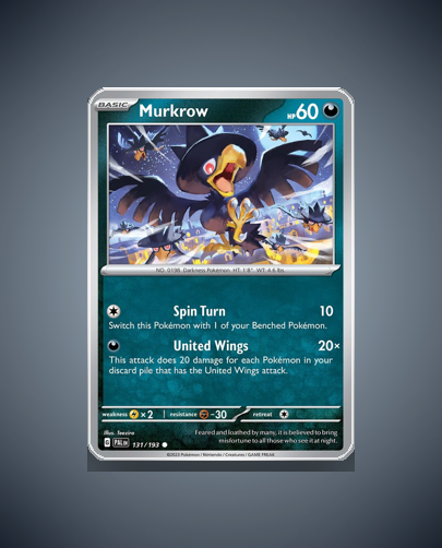 Collector’s Guide: Murkrow (Paldea Evolved #131)