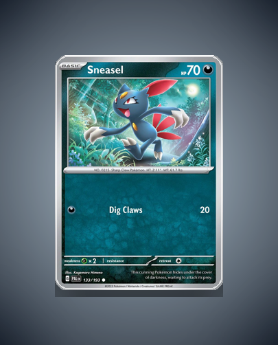 Collector’s Guide: Sneasel (Paldea Evolved #133)