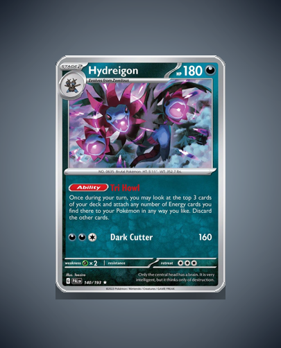 Collector’s Guide: Hydreigon (Paldea Evolved #140)