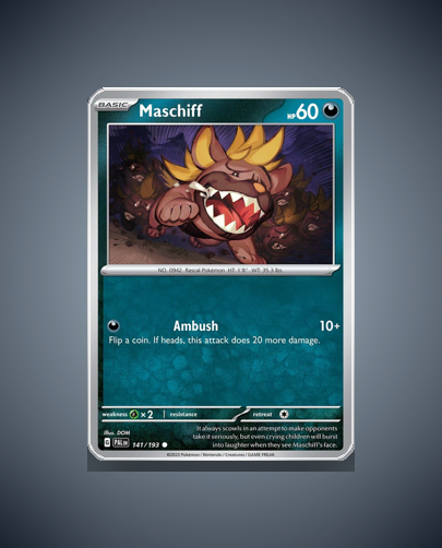 Collector’s Guide: Maschiff (Paldea Evolved #141)